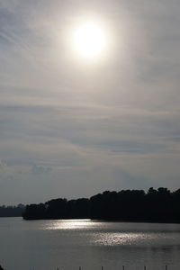 Scenic view of calm sea against sky