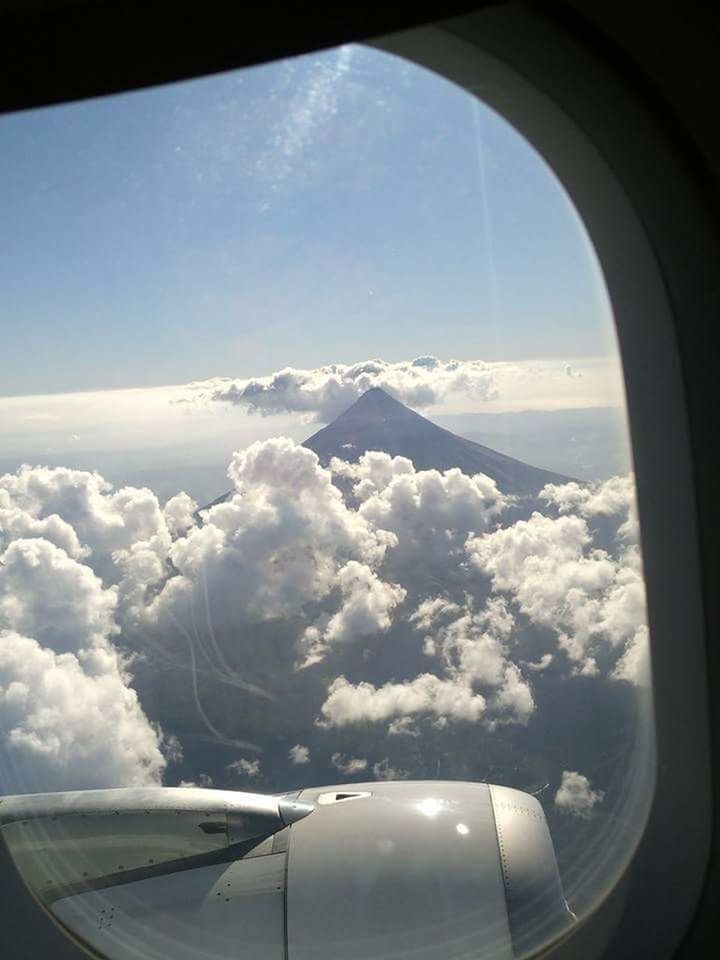 AERIAL VIEW OF AIRPLANE WINDOW