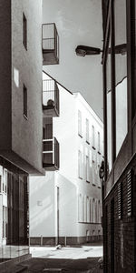 Low angle view of residential building