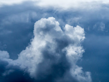 Low angle view of clouds in sky