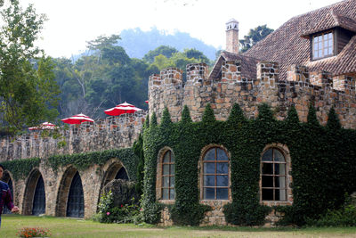 View of old building against sky