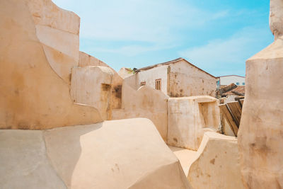 Low angle view of old building