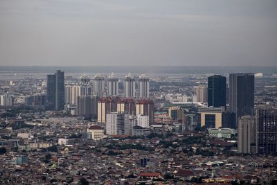 Aerial view of cityscape