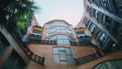 Low angle view of building against sky