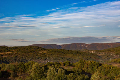 Scenic view of landscape against sky