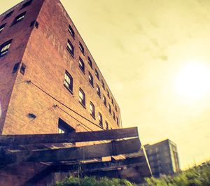 Low angle view of building against the sky