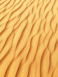 Full frame shot of pattern in sand