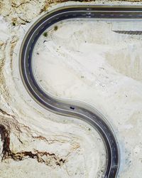 High angle view of water pipe