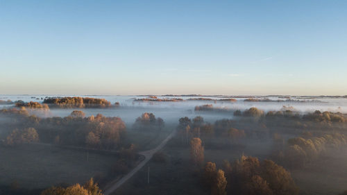 Panoramic view of landscape against sky