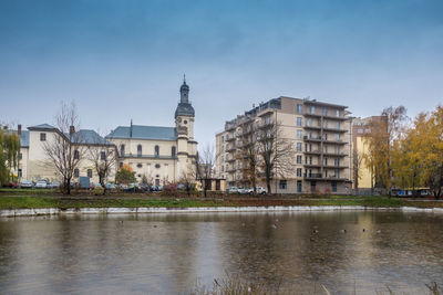 View of buildings at waterfront
