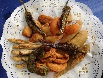 Close-up of dessert in plate