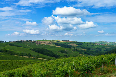 Scenic view of landscape against sky