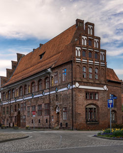 Old colorful buildings in lüneburg