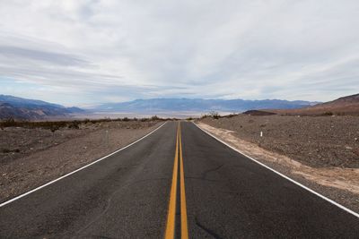 Road passing through landscape