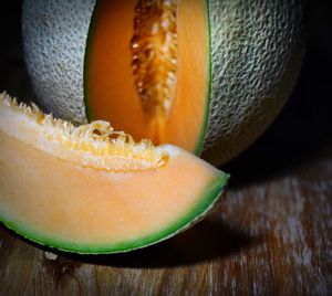 Close-up of fruit on table