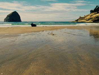 Scenic view of beach