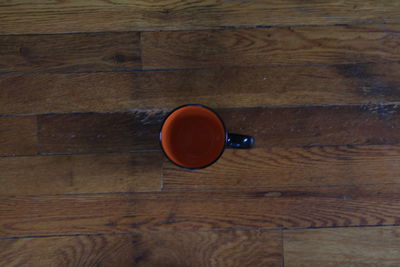 Close up of wooden table