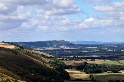 Scenic view of landscape against sky