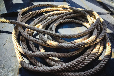 Close-up of rope outdoors