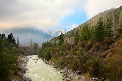 Panoramic view of landscape against sky