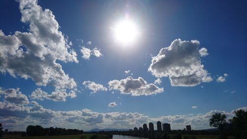 Low angle view of cloudy sky