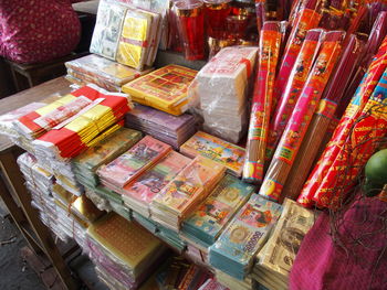 Full frame of market stall for sale