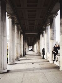 Corridor of colonnade