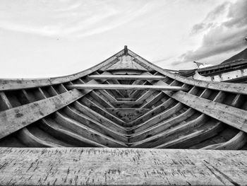 Low angle view of historical building