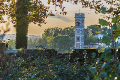 Autumn colors cover the cassacco castle. friuli. italy