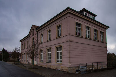 Low angle view of building against sky