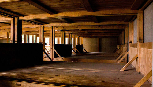 Interior of abandoned house