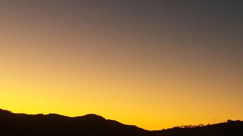 Scenic view of dramatic sky during sunset