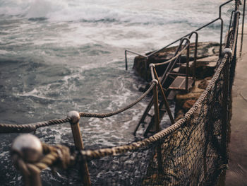 Nautical vessel in water