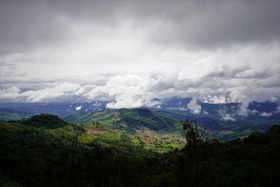 Scenic view of landscape against sky