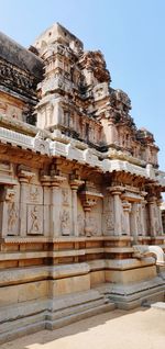 Low angle view of historical building against sky