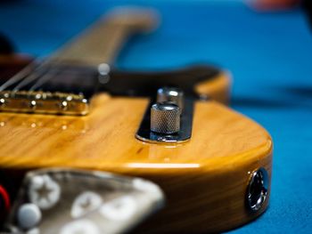Close-up of guitar