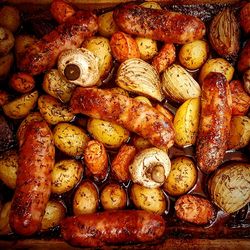 Full frame shot of barbecue grill