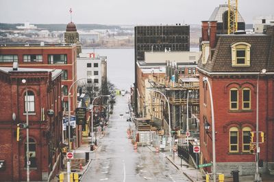 View of buildings in city