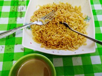 Close-up of food in plate