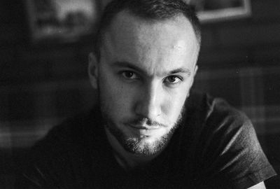 Close-up portrait of young man