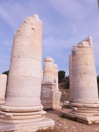 Ruins of temple against sky