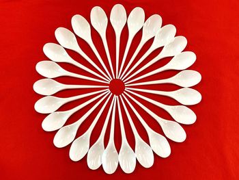 Directly below shot of umbrella