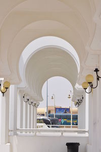 Low angle view of ceiling in building