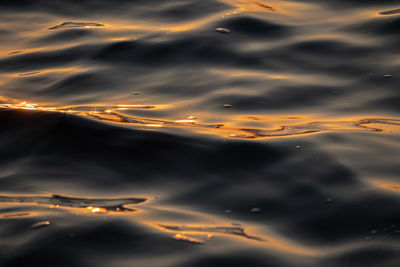 Full frame shot of lake during sunset