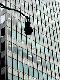 Low angle view of modern building against sky