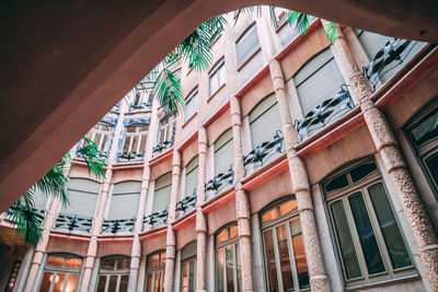 Low angle view of residential building