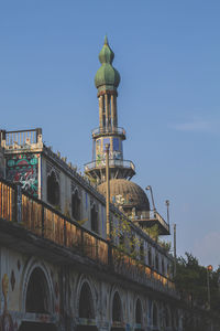 Low angle view of historic building against sky