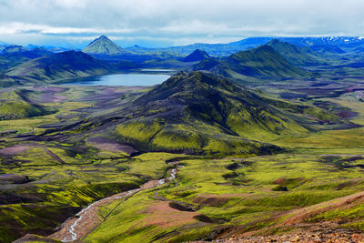 Scenic view of landscape against sky