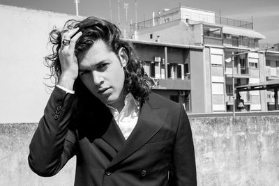 Portrait of young woman