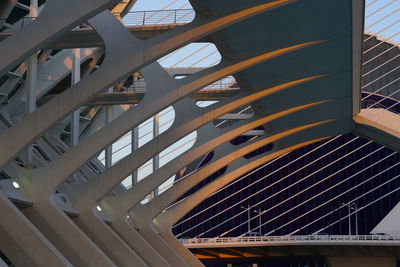 High angle view of spiral staircase